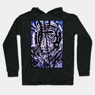 Tiger hiding Hoodie